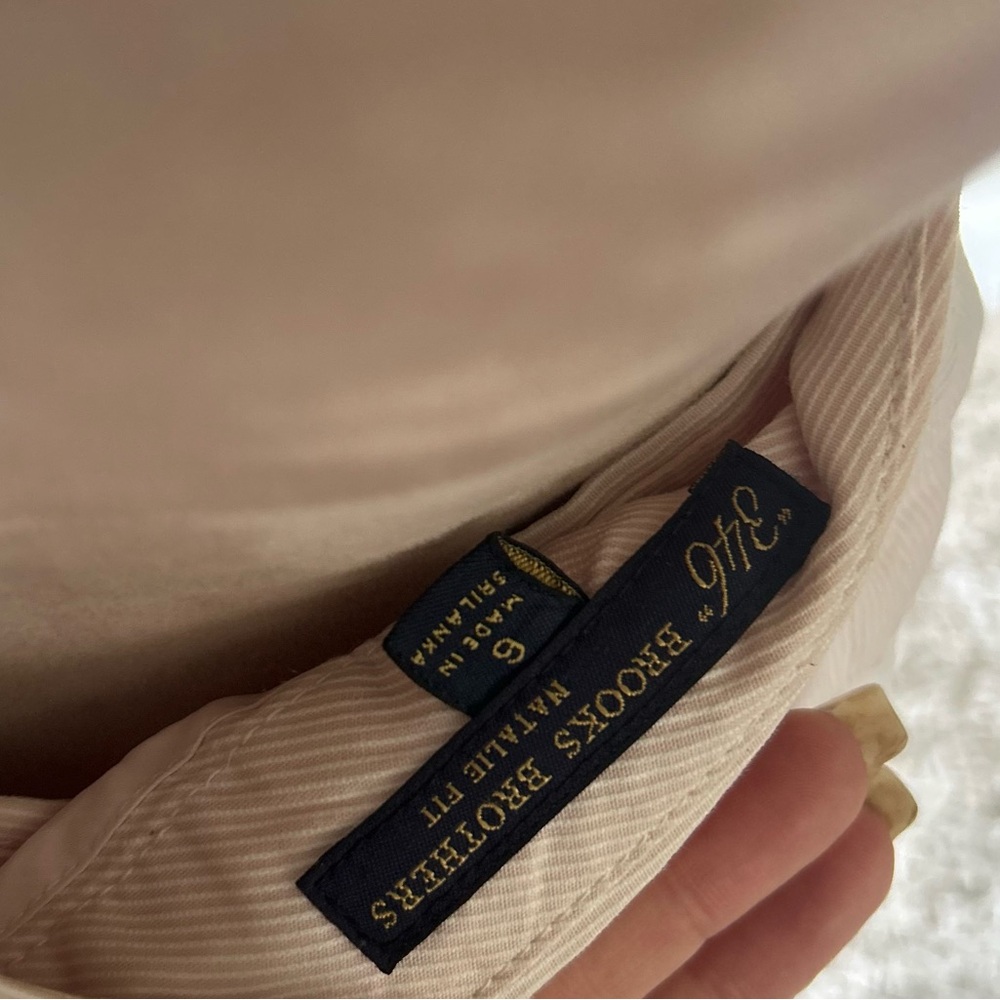 Brooks Brothers Pink/ white striped summer pants - Picture 7 of 11
